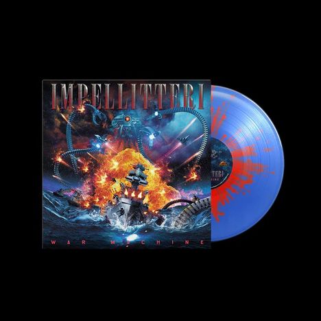 Impellitteri: War Machine (Blue &amp; Red Splatter Vinyl), LP