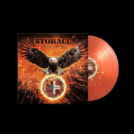 Storace: Crossfire (Red/Yellow Splatter Vinyl), LP