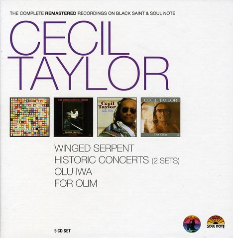 Cecil Taylor (1929-2018): Complete Remastered Recording On Black Saint &amp; Soul Note, 5 CDs