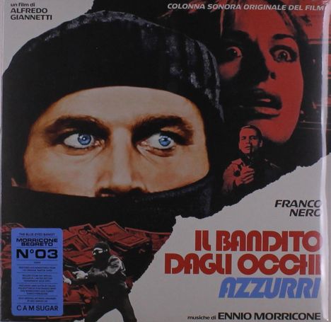 Ennio Morricone (1928-2020): Filmmusik: Il Bandito Dagli Occhi Azzurri (O.S.T.) (remastered) (Limited Edition) (Transparent Blue Vinyl), LP