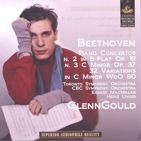 Ludwig van Beethoven (1770-1827): Klavierkonzerte Nr.2 &amp; 3, CD