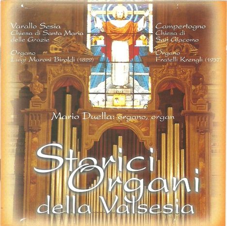 Marco Duella - Storici Organi della Valsesia, CD