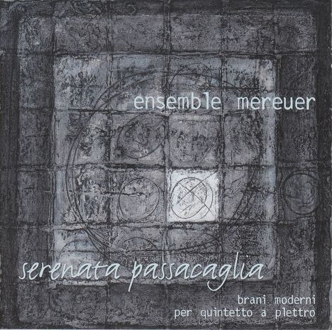 Serenata Passacaglia, CD