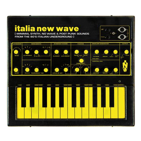 Italia New Wave: Minimal Synth, No Wave, &amp; Post Punk Sounds From The '80s Italian Underground, LP