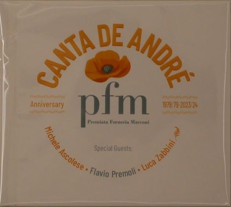 P.F.M. (Premiata Forneria Marconi): PFM Canta De Andre (Anniversary 1978/79-2023/24), 2 CDs