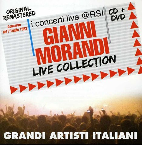 Gianni Morandi: Live Collection, 1 CD und 1 DVD