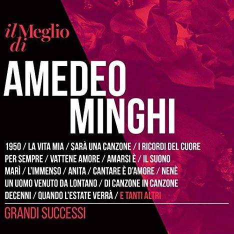 Amedeo Minghi: Il Meglio Di Amadeo.., 2 CDs