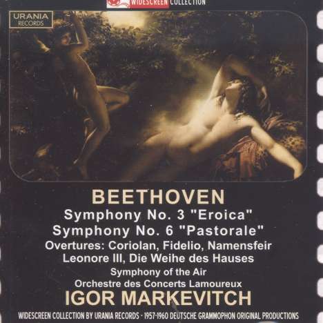 Ludwig van Beethoven (1770-1827): Symphonien Nr.3 &amp; 6, 2 CDs
