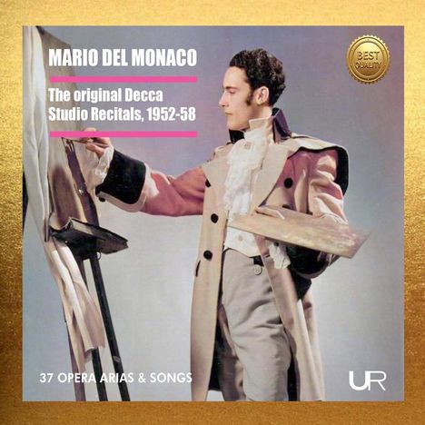 Mario del Monaco - The original Decca Studio Recitals 1952-1958, 2 CDs