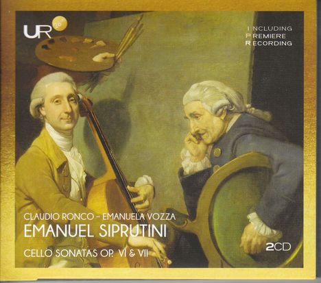 Emauel Siprutini (1730-1790): Cellosonaten op.6 Nr.1-6 &amp; op.7 Nr.1-6, 2 CDs