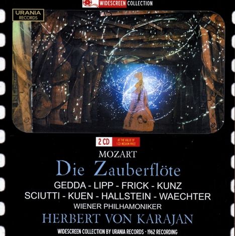 Wolfgang Amadeus Mozart (1756-1791): Die Zauberflöte, 2 CDs