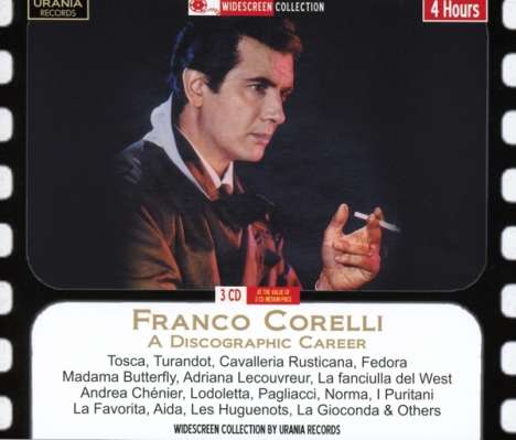 Franco Corelli - A Discographic Career, 3 CDs