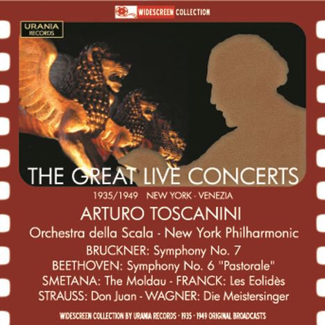 Arturo Toscanini - The Great Live Concerts, 2 CDs