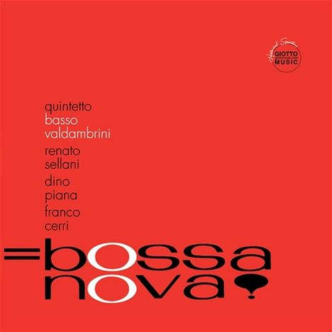 Quintetto Basso-Valdambrini: Bossa Nova!, CD