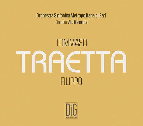 Filippo Traetta (1777-1854): Sinfonia concertata (1803), CD