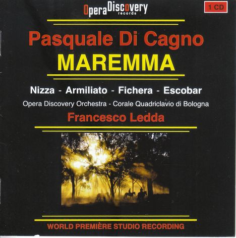 Pasquale di Cagno (1888-1965): Maremma, CD