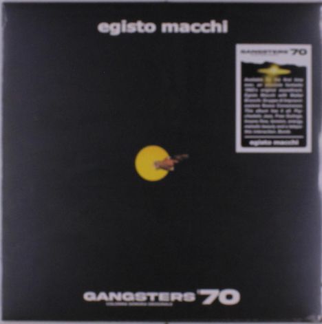 Egisto Macchi: Filmmusik: Gangsters '70 (O.S.T.) (Limited Edition), LP