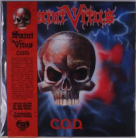 Saint Vitus: C.O.D. (Limited Edition) (Red Vinyl), LP