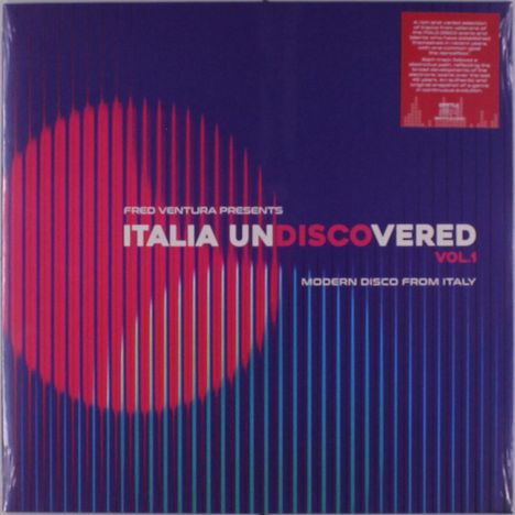 Fred Ventura Presents Italia Undiscovered Vol.1 - Modern Disco From Italy, LP
