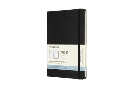 Moleskine 18 Monate Monats Notizkalender 2020/2021, Buch