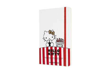 Moleskine: Moleskine Notizb. Hello Kitty A5 Blanko Geb Weiß, Diverse