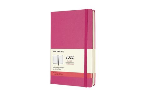 Moleskine 12 Monate Tageskalender 2022 A5 Geb Pink, Buch
