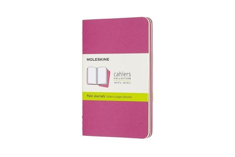 Moleskine: Moleskine Cahier Pocket/A6, 3er Set, Blanko, Diverse