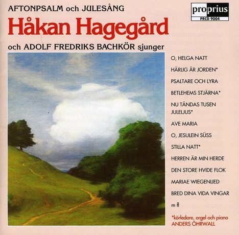Hakan Hagegard singt Arien &amp; Lieder, CD