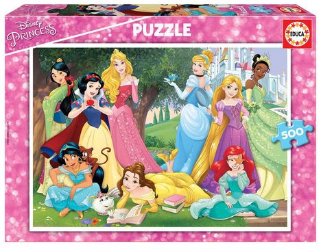 Disney: Educa - Disney-Prinzessinnen - Puzzle 500 Teile, Diverse