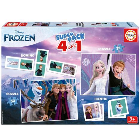 Disney: Educa - Disney - Frozen Superpack 4 in 1, Diverse