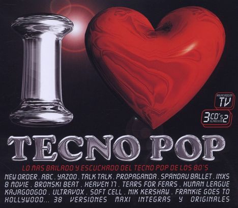 I Love Tecno Pop, 3 CDs