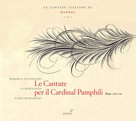 Georg Friedrich Händel (1685-1759): Italienische Kantaten I - "Le Cantate per il Cardinal Pamphili", CD