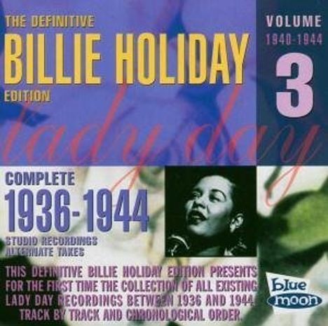 Billie Holiday (1915-1959): Alternate Takes 1940 - 1944, CD