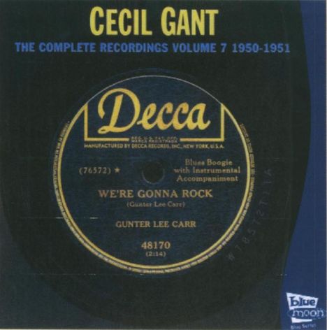 Cecil Gant: Complete Recordings Vol. 7, CD