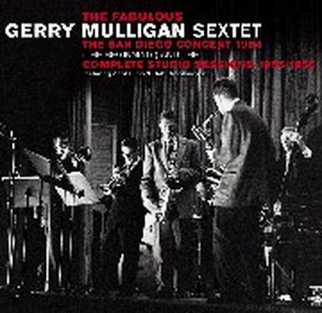 Gerry Mulligan (1927-1996): San Diego Concert 1954 / Complete Studio Sessions 1955 - 1956, 3 CDs