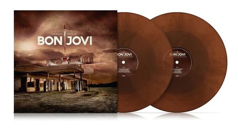 The Many Faces Of Bon Jovi (Limited Edition) (Marbled Brown Vinyl), 2 LPs