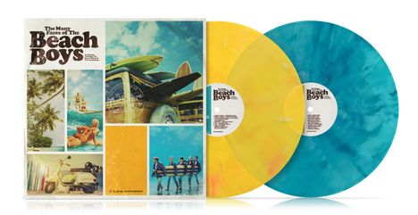 The Many Faces Of The Beach Boys (Marble/Cyan Vinyl), 2 LPs