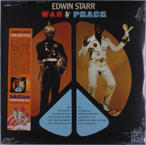 Edwin Starr: War &amp; Peace (Limited Edition) (Orange Vinyl), LP