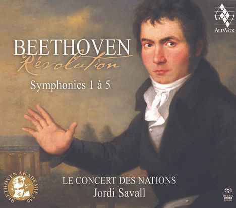 Ludwig van Beethoven (1770-1827): Symphonien Nr.1-5, 3 Super Audio CDs