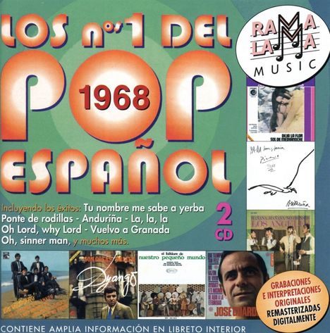 Los Nos 1 Del Pop Espanol 1968, 2 CDs
