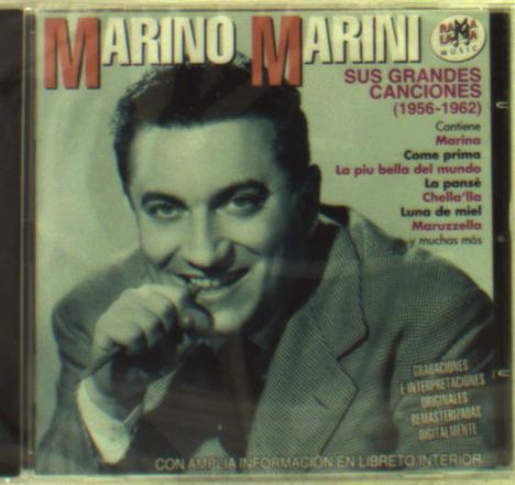 Marino Marini: Sus Grandes Canciones, CD