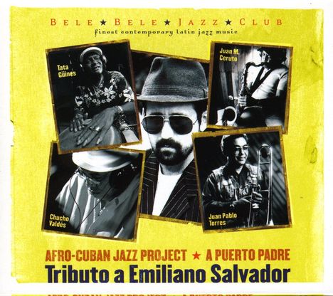 Afro Cuban Jazz Project: Tributo A Emiliano Salvador, CD