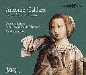 Antonio Caldara (1671-1736): 12 Sinfonie a quattro für Streicher &amp; Bc, CD