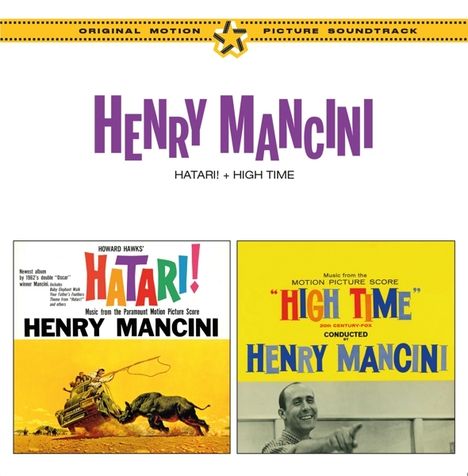 Henry Mancini (1924-1994): Filmmusik: Hatari! / High Time + 4 Bonustracks, CD