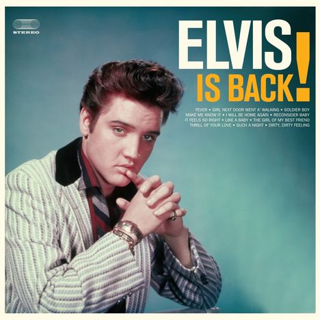 Elvis Presley (1935-1977): Elvis Is Back! (180g) (Limited-Edition) (Solid Orange Vinyl) (+ 4 Bonustracks), LP