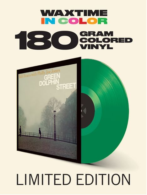 Bill Evans (Piano) (1929-1980): Green Dolphin Street (180g) (Limited Edition) (Translucent Green Vinyl) (+Bonustrack), LP