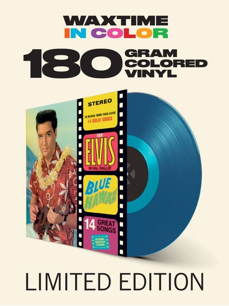 Elvis Presley: Blue Hawaii (180g) (Limited-Edition) (Translucent Blue Vinyl) (+1 Bonustrack), LP
