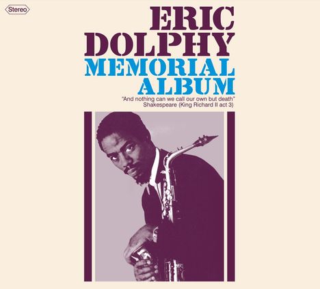 Eric Dolphy (1928-1964): Memorial Album (Limited-Edition), CD