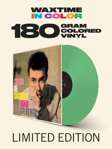 João Gilberto (1931-2019): Chega De Saudade (180g) (Limited Edition) (Colored Vinyl) (+ 8 Bonustracks), LP