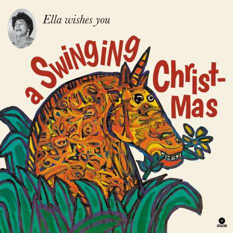 Ella Fitzgerald (1917-1996): Ella Wishes You A Swinging Christmas (180g) (Limited Edition) (White Vinyl) (+ 4 Bonus Tracks), LP